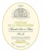 Guilbaud Freres Muscadet Sevre et Maine Sur Lie La Pingossiere  Vieilles Vignes 2007 Front Label