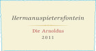 Hermanuspietersfontein Winery 1855 Die Arnoldus 2011 Front Label