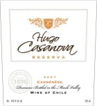 Hugo Casanova Reserva Carmenere 2007 Front Label