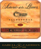 J. Garcia Carrion Senorio de los Llanos Crianza 2009 Front Label