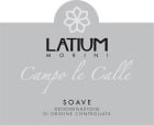 Latium Morini Soave Campo le Calle 2012 Front Label