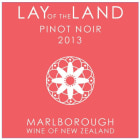 Lay of the Land Marlborough Pinot Noir 2013 Front Label