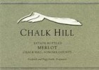 Chalk Hill Merlot 1996 Front Label