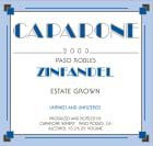 Caparone Winery Zinfandel 2003 Front Label