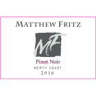 Matthew Fritz Pinot Noir 2016 Front Label