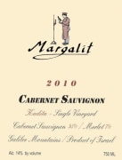 Margalit Winery Cabernet Sauvignon 2010 Front Label