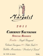 Margalit Winery Special Reserve Cabernet Sauvignon 2011 Front Label