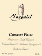 Margalit Winery Cabernet Franc 2012 Front Label