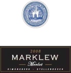 Marklew Merlot 2008 Front Label