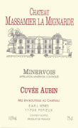 Massamier La Mignarde Minervois Cuvee Aubin 2013 Front Label