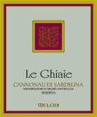 Meloni Vini Cannonau di Sardegna Le Ghiaie 2007 Front Label