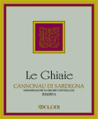 Meloni Vini Cannonau di Sardegna Le Ghiaie 2009 Front Label