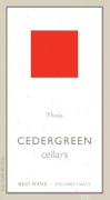 Cedergreen Cellars Thuja 2006 Front Label