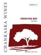 Chanskaska Wines Creekside Red 2013 Front Label