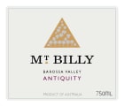 Mount Billy Wines Antiquity Shiraz 2003 Front Label