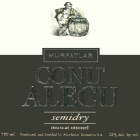 Murfatlar Conu Alecu Demi-Sec Muscat Ottonel 2007 Front Label