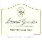 Domaine Bernard-Bonin Meursault Genevrieres Premier Cru 2016 Front Label