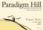 Paradigm Hill L'Ami Sage Pinot Noir 2013 Front Label