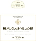 Patriarche Beaujolais Villages 2010 Front Label