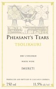 Pheasant's Tears Imereti Tsolikauri 2015 Front Label