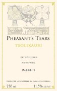 Pheasant's Tears Imereti Tsolikauri 2015 Front Label