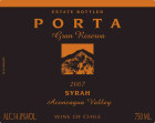 Porta Winery Gran Reserva Syrah 2007 Front Label