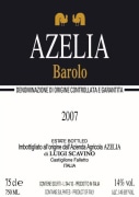 Azelia Barolo 2007 Front Label