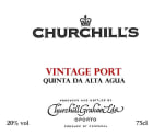 Churchill's Quinta da Agua Alta Vintage Port 1992 Front Label