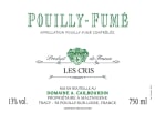 Domaine Cailbourdin Pouilly-Fume Les Cris 2014 Front Label