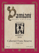 Damiani Wine Cellars Reserve Cabernet Franc 2010 Front Label