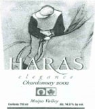 Haras de Pirque Elegance Chardonnay 2002 Front Label