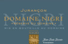 Route Des Vins Du Jurançon Domaine Nigri Reserve 2008 Front Label