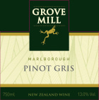 Grove Mill Pinot Gris 2010 Front Label