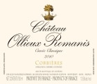 Chateau Ollieux-Romanis Cuvee Classique Rouge 2010 Front Label