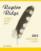 Raptor Ridge Pinot Gris 2013 Front Label