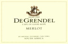 De Grendel Merlot 2010 Front Label