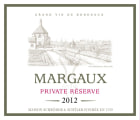 Schroder & Schyler Margaux Private Reserve 2012 Front Label