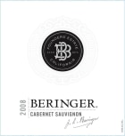 Beringer Founders' Estate Cabernet Sauvignon 2008 Front Label