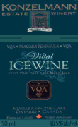 Konzelmann Vidal Icewine 2002 Front Label