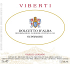 Viberti Dolcetto d'Alba Superiore 2011 Front Label