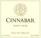 Cinnabar Central Coast Pinot Noir 1998 Front Label
