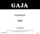 Gaja Darmagi 2007 Front Label