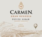 Carmen Gran Reserva Petit Sirah 2008 Front Label