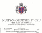 Jerome Chezeaux Nuits-Saint-Georges Rue de Chaux Premier Cru 2012 Front Label