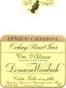 Domaine Weinbach Cuvee Sainte Catherine Tokay Pinot Gris 2014 Front Label