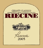 Riecine Chianti Classico Riserva 2005 Front Label