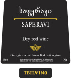 Tbilvino Saperavi 2012 Front Label