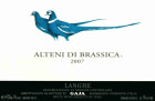 Gaja Langhe Alteni di Brassica 2007 Front Label