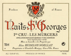 Hudelot-Noellat Nuits-St. Georges Les Murgers Premier Cru 2010 Front Label