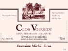 Domaine Michel Gros Clos de Vougeot Grand Maupertuis Grand Cru 2013 Front Label